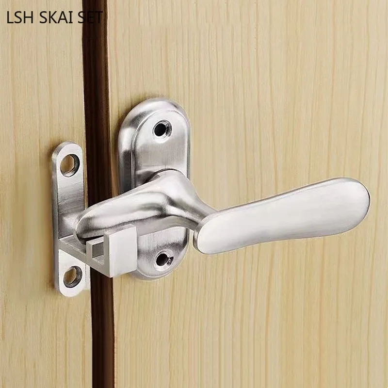 Home Bathroom Fittings - 1pc Stainless Steel Door Window Latch