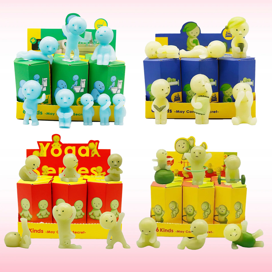 Home Goods Bathroom Sets - Glow In The Dark Mini Figure