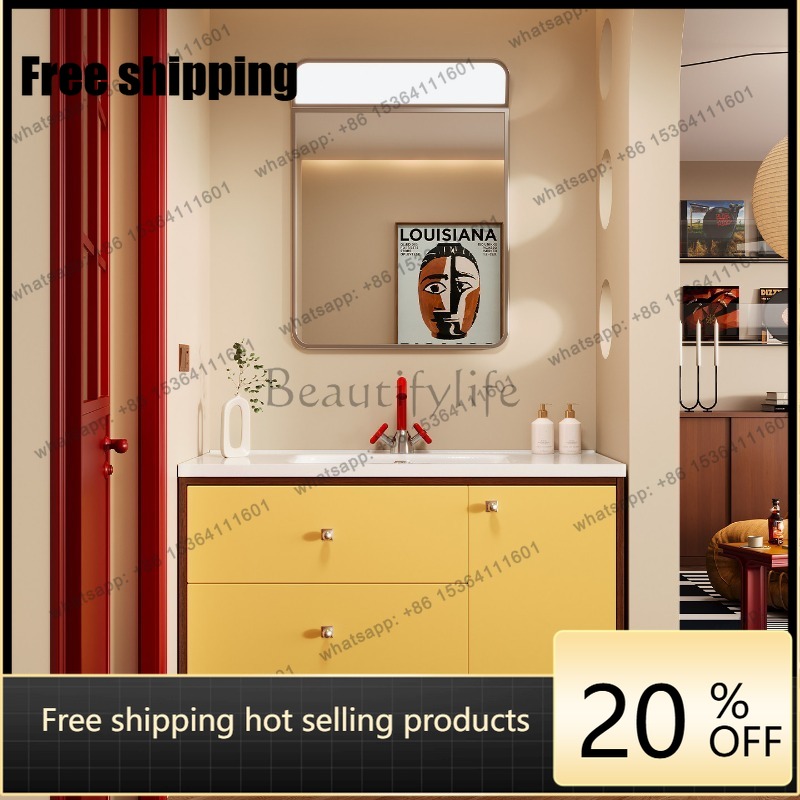 Home Bathroom Gadgets - LJY Sink Wall Bathroom Cabinet Gadgets