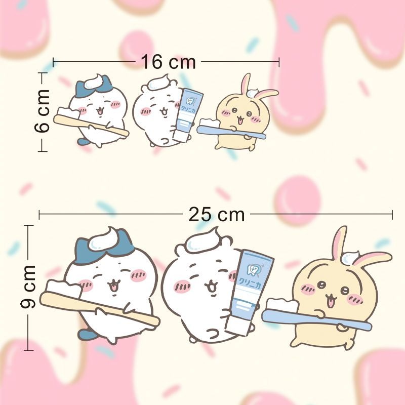 Hot Chiikawa Mirror Stickers S - Home Bathroom Gadgets recension och pris