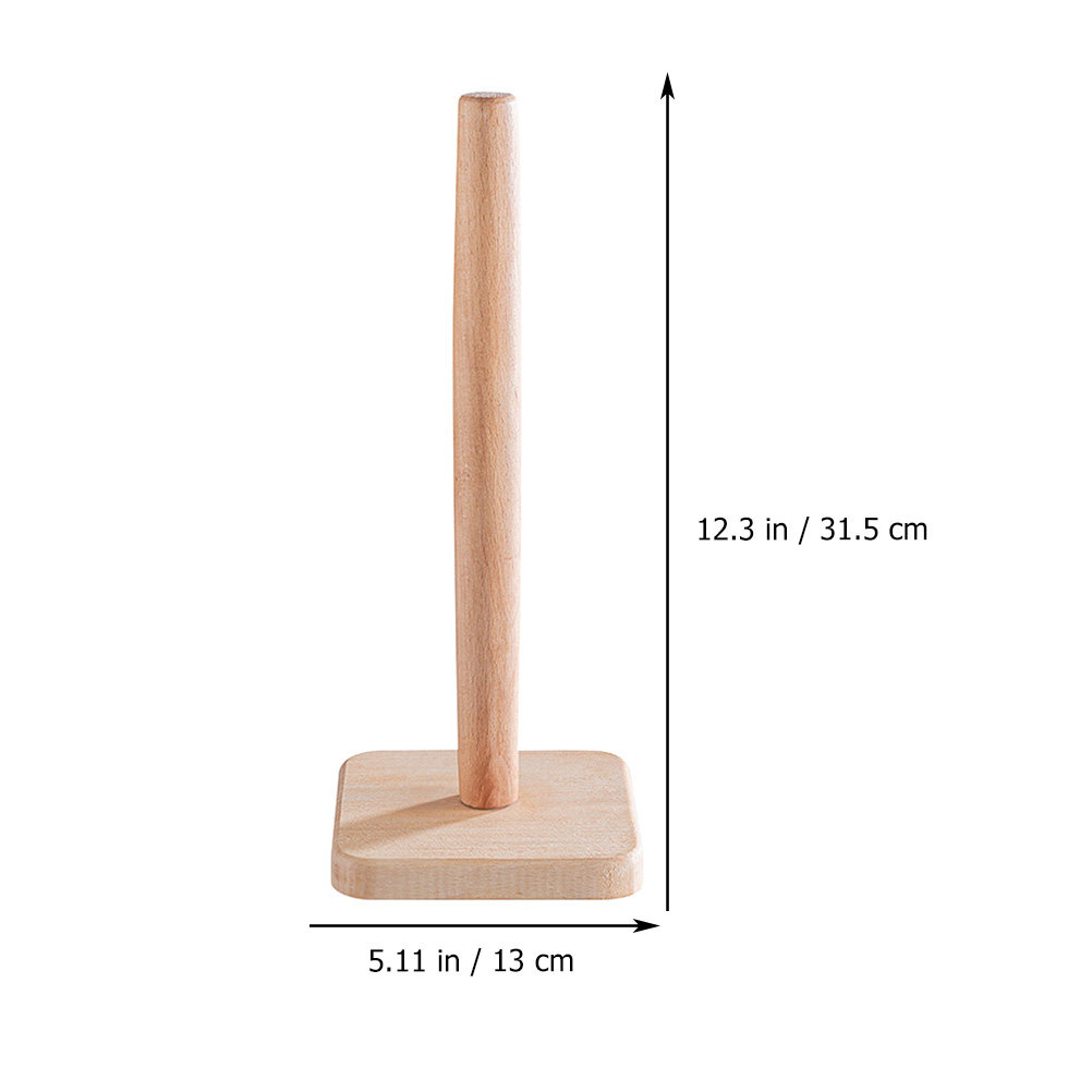 Wood Paper Towel Holder Sturdy - Home Bathroom Paper Towel Holder recension och pris