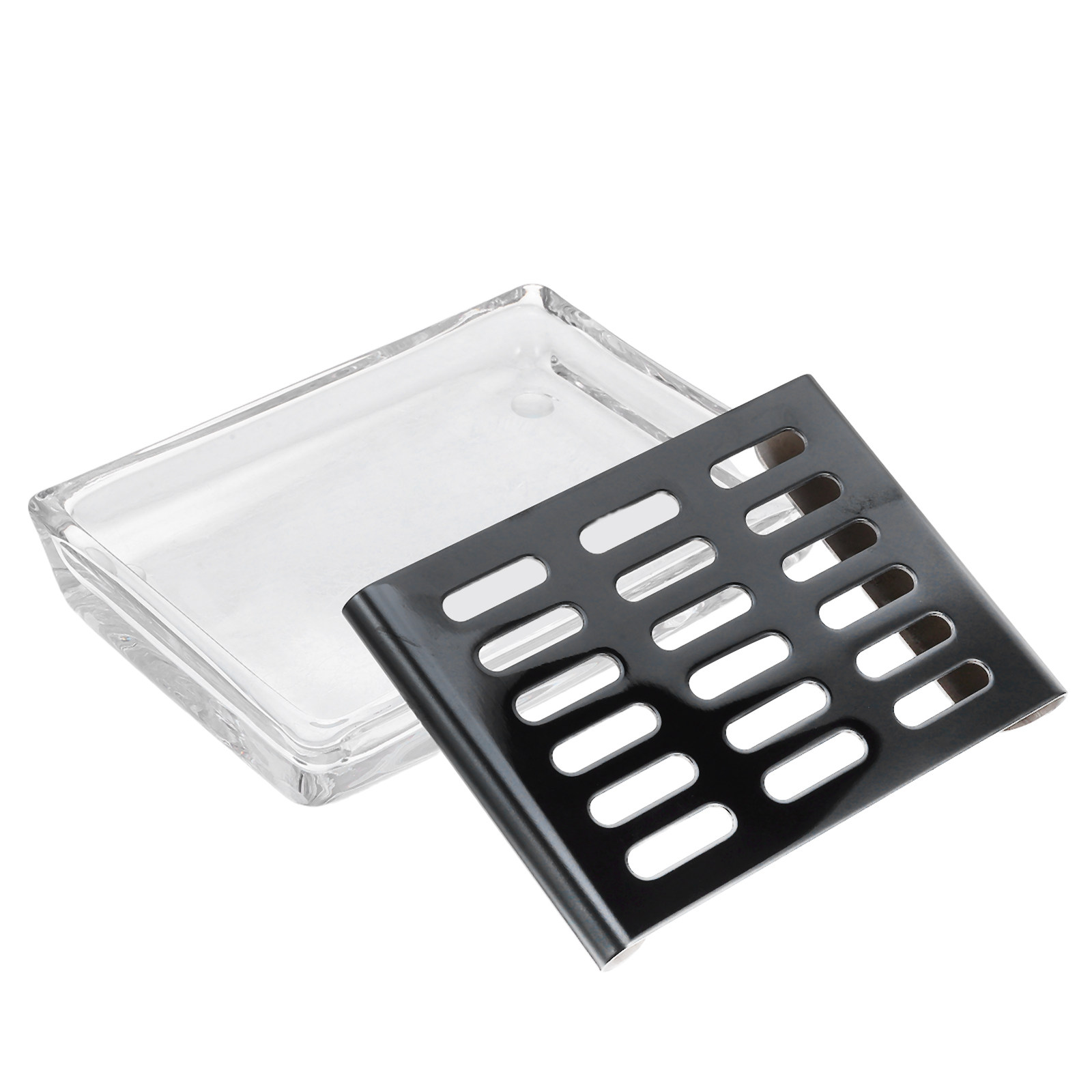 Rectangular Glass Soap Dish wi - Glass Soap Dish recension och pris