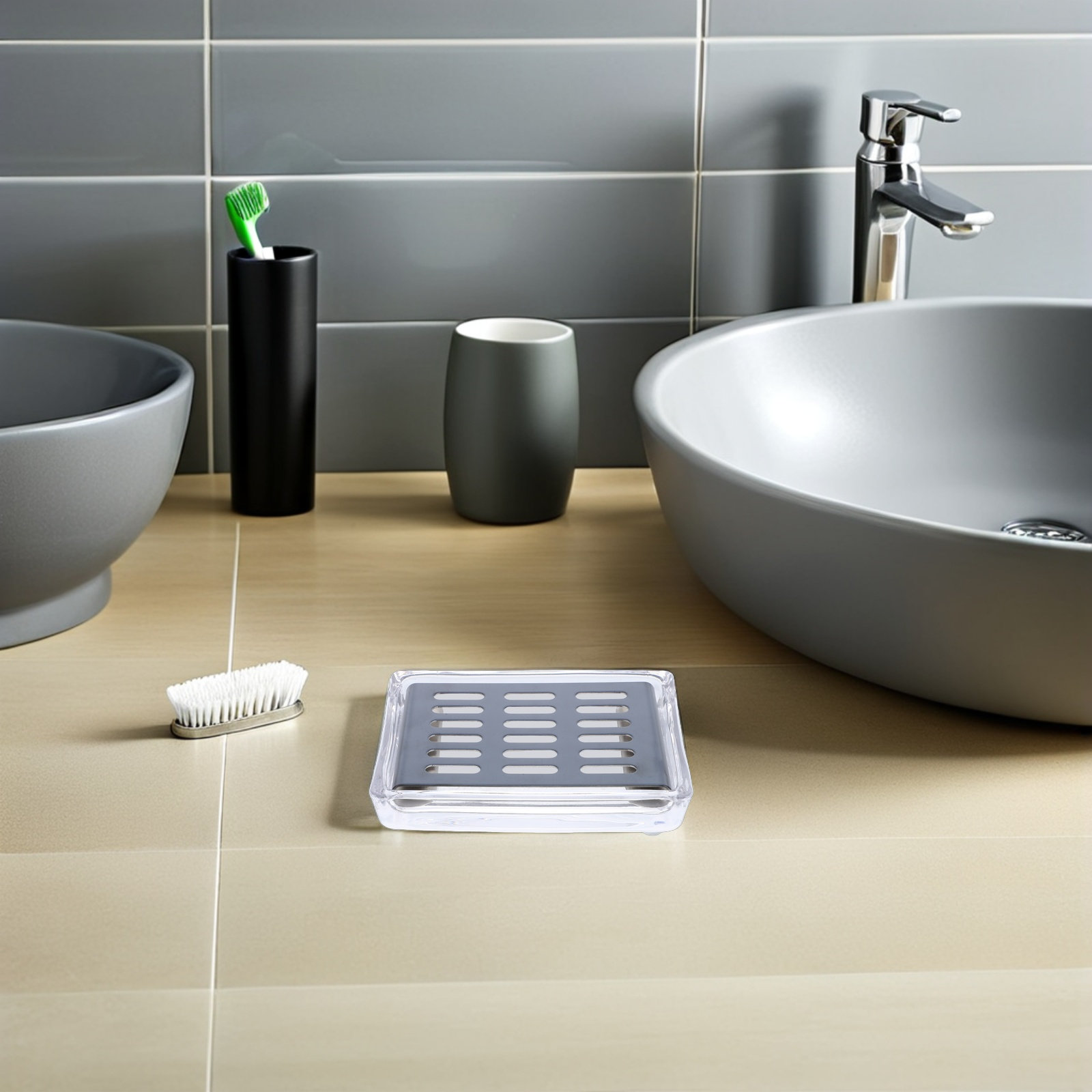 Rectangular Glass Soap Dish wi - Glass Soap Dish recension och pris