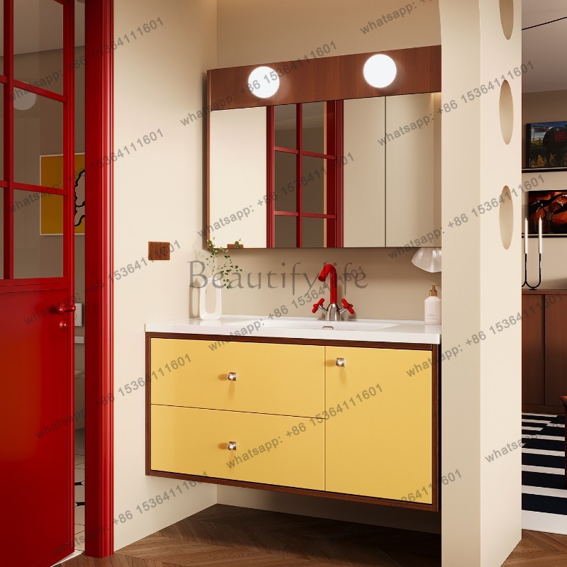 LJY Sink Wall Bathroom Cabinet - Home Bathroom Gadgets recension och pris