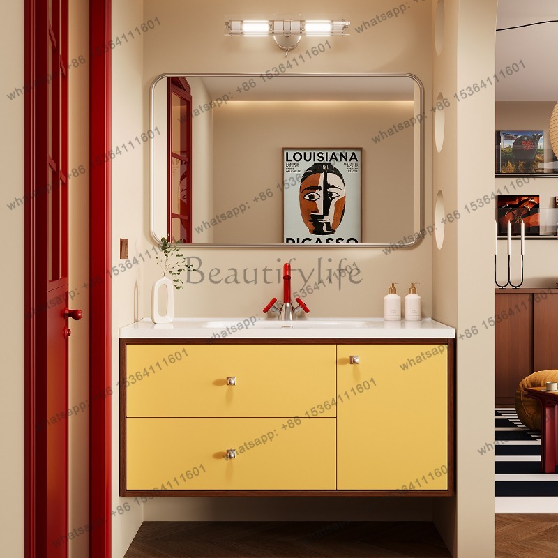 LJY Sink Wall Bathroom Cabinet - Home Bathroom Gadgets recension och pris