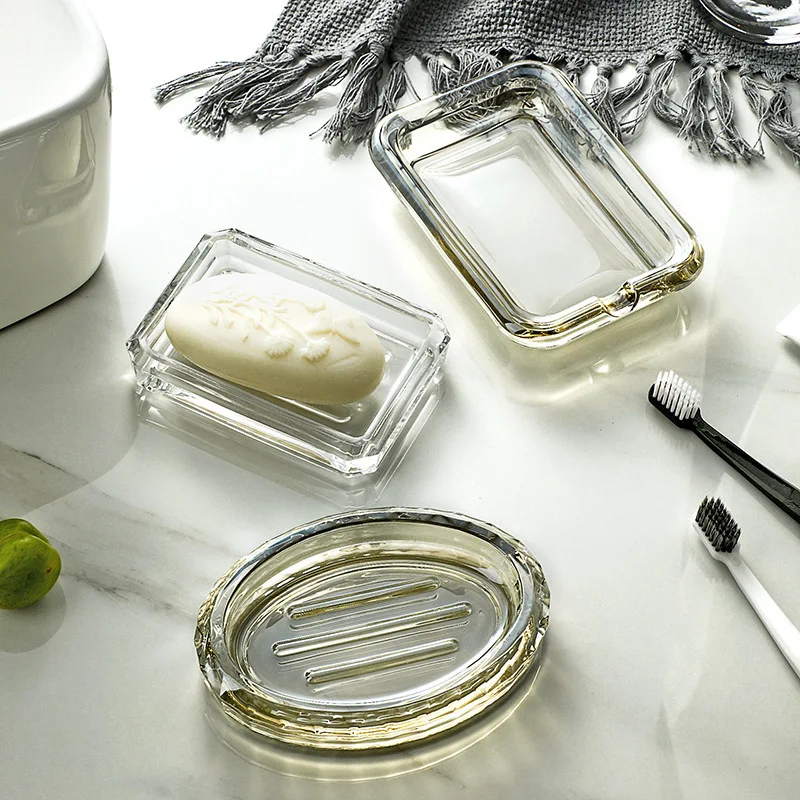 1pc Simplicity Portable Thicke - Glass Soap Dish recension och pris