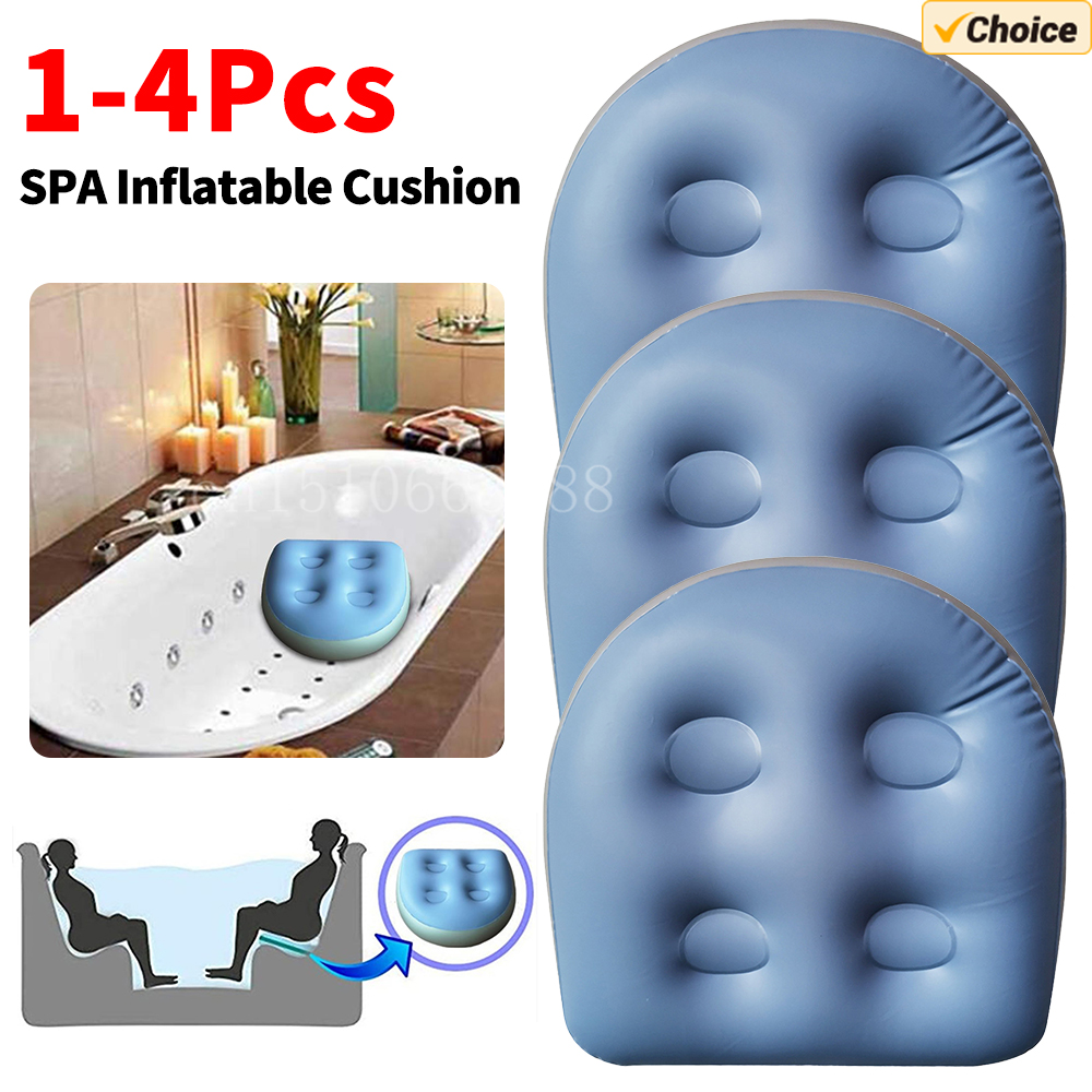 1-4 PCS SPA Inflatable Cushion - Bathtub Pillow Inflatable recension och pris