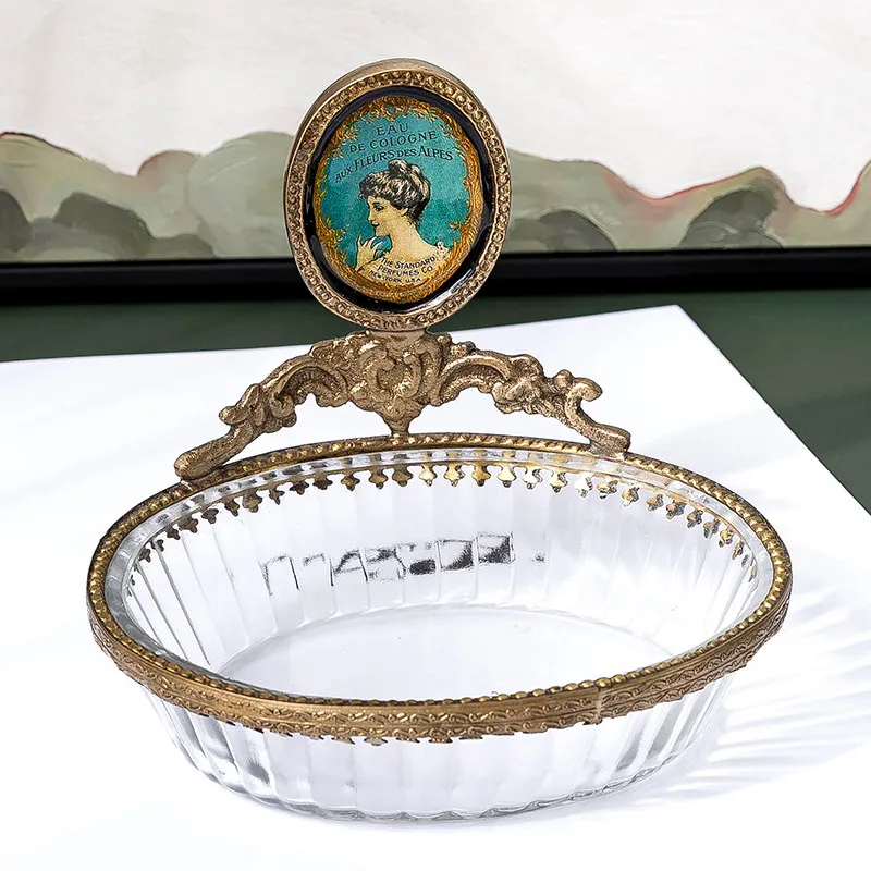 Brass Glass Soap Holder Dish,  - Glass Soap Dish recension och pris