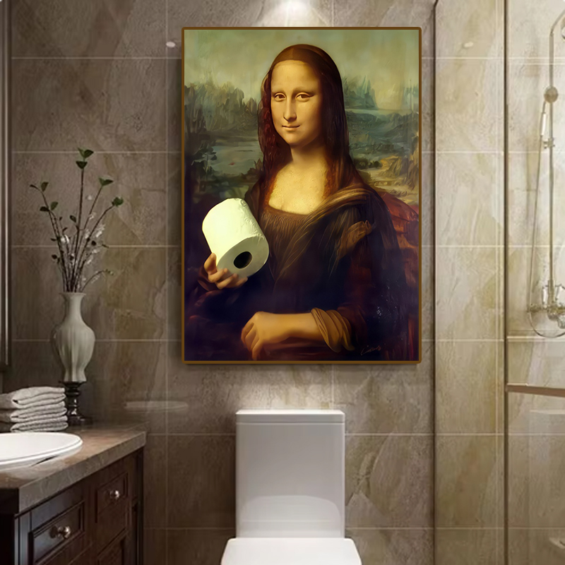1pc Funny Abstract Bathroom To - Home Bathroom Pictures recension och pris