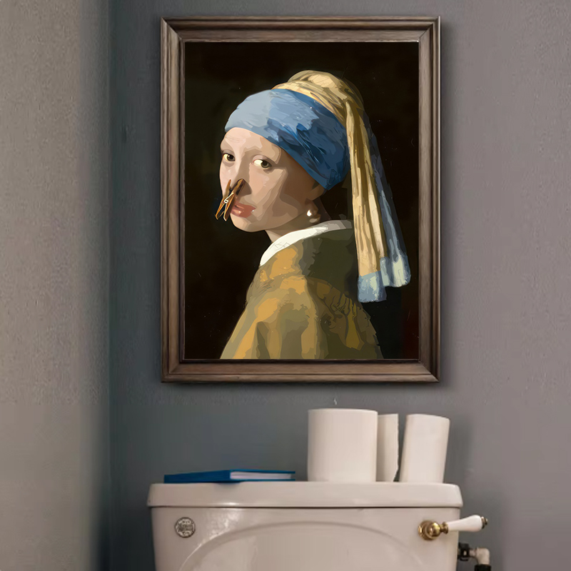 1pc Funny Abstract Bathroom To - Home Bathroom Pictures recension och pris