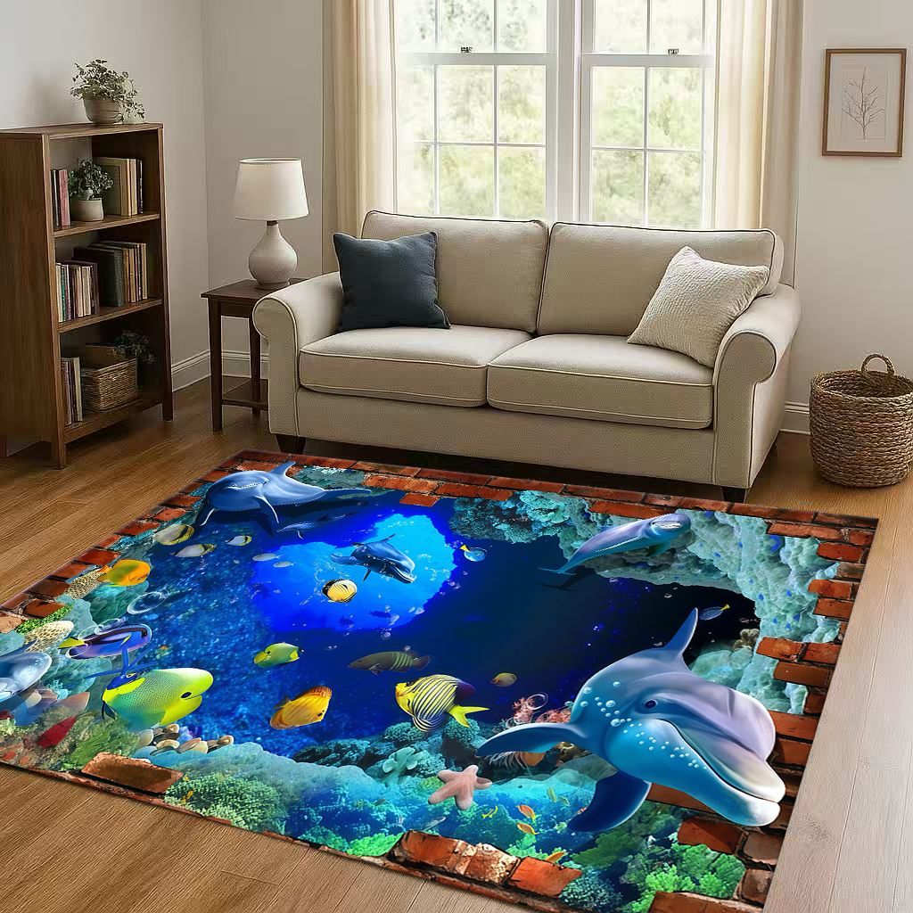 3D Illusion Underwater World B - Home Bathroom Break recension och pris