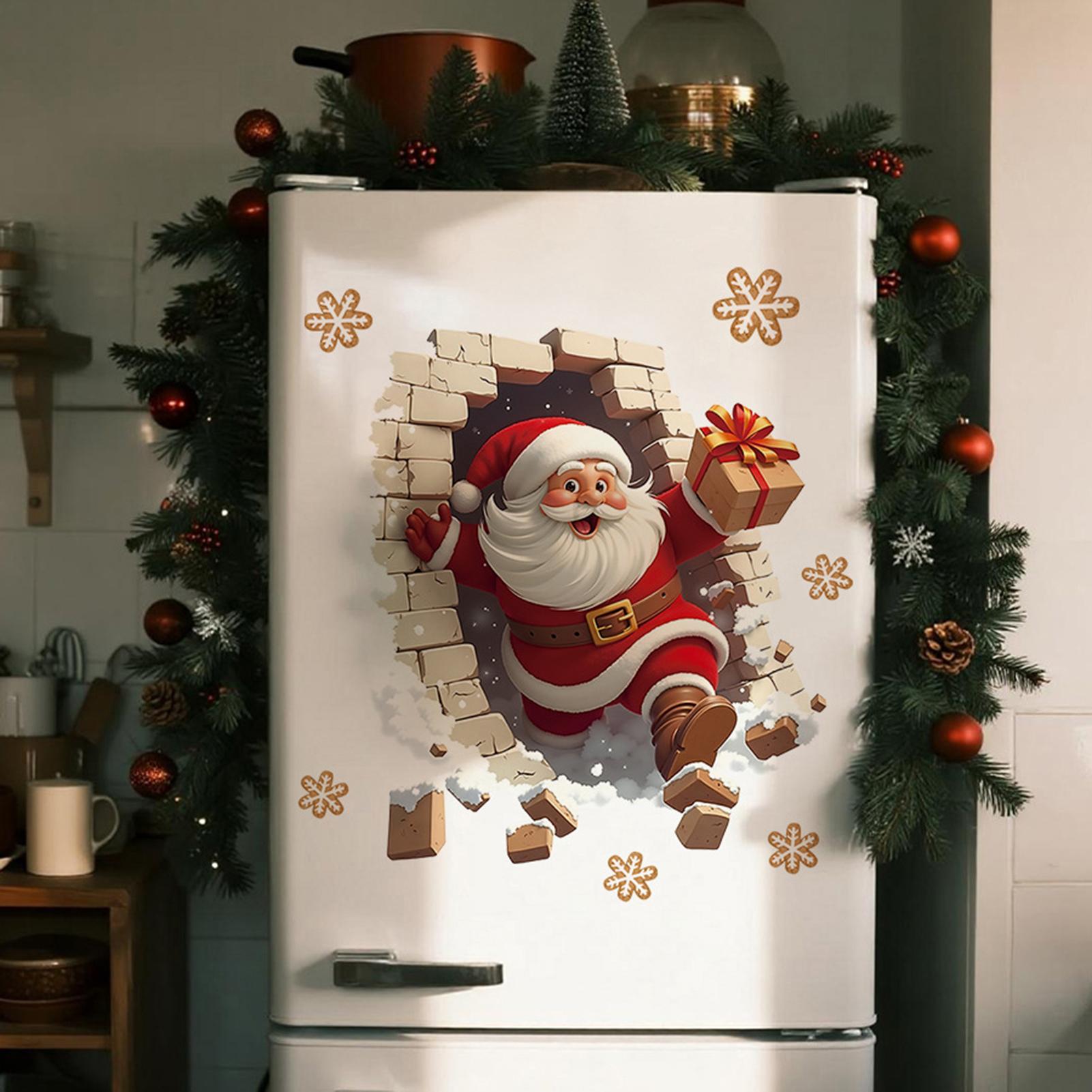 Santa Wall Stickers Santa Clau - Home Bathroom Break recension och pris