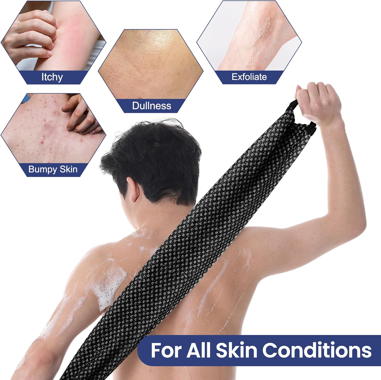Exfoliating Body Wash Towel So - Home Bathroom Spa recension och pris