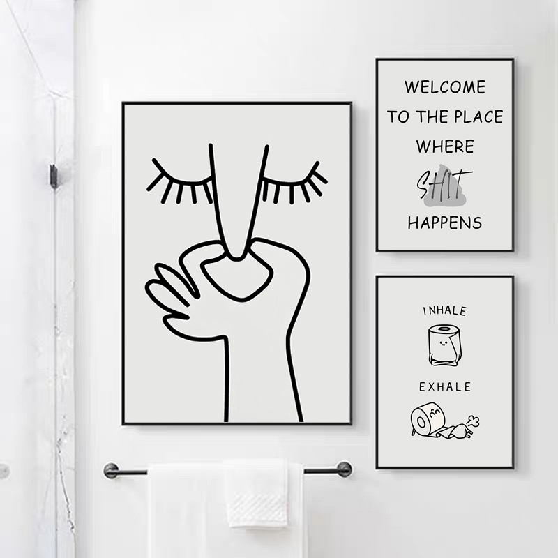 Abstract Humour Bad Smell Funn - Home Bathroom Pictures recension och pris