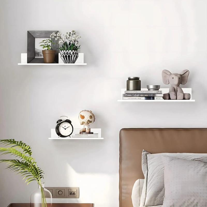 Metal Floating Shelves Wall Mo - Home Bathroom Gadgets recension och pris