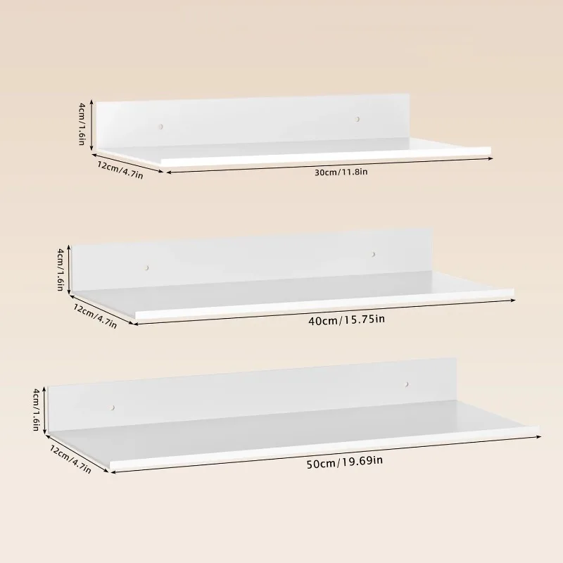 Metal Floating Shelves Wall Mo - Home Bathroom Gadgets recension och pris