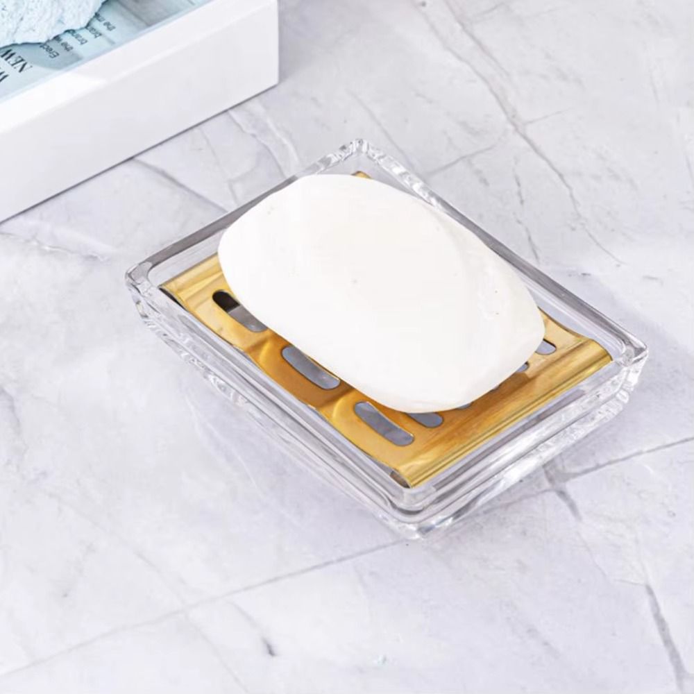Light Luxury Stainless Steel G - Glass Soap Dish recension och pris