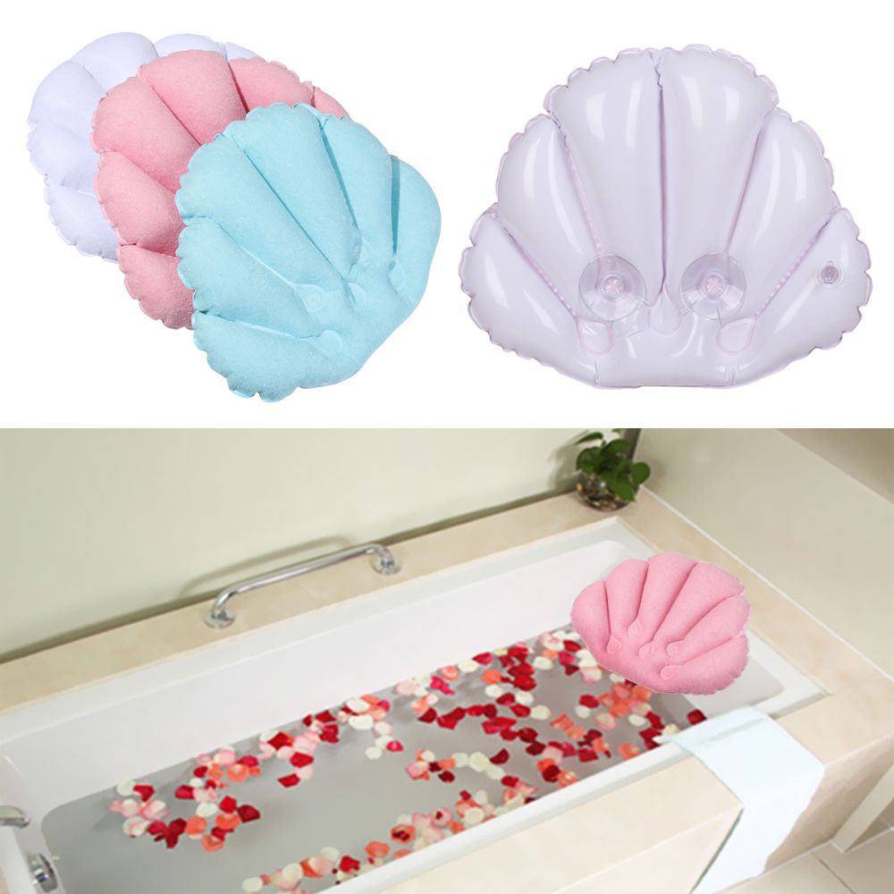 Soft Spa Neck Bath Pillow With - Bathtub Pillow Inflatable recension och pris