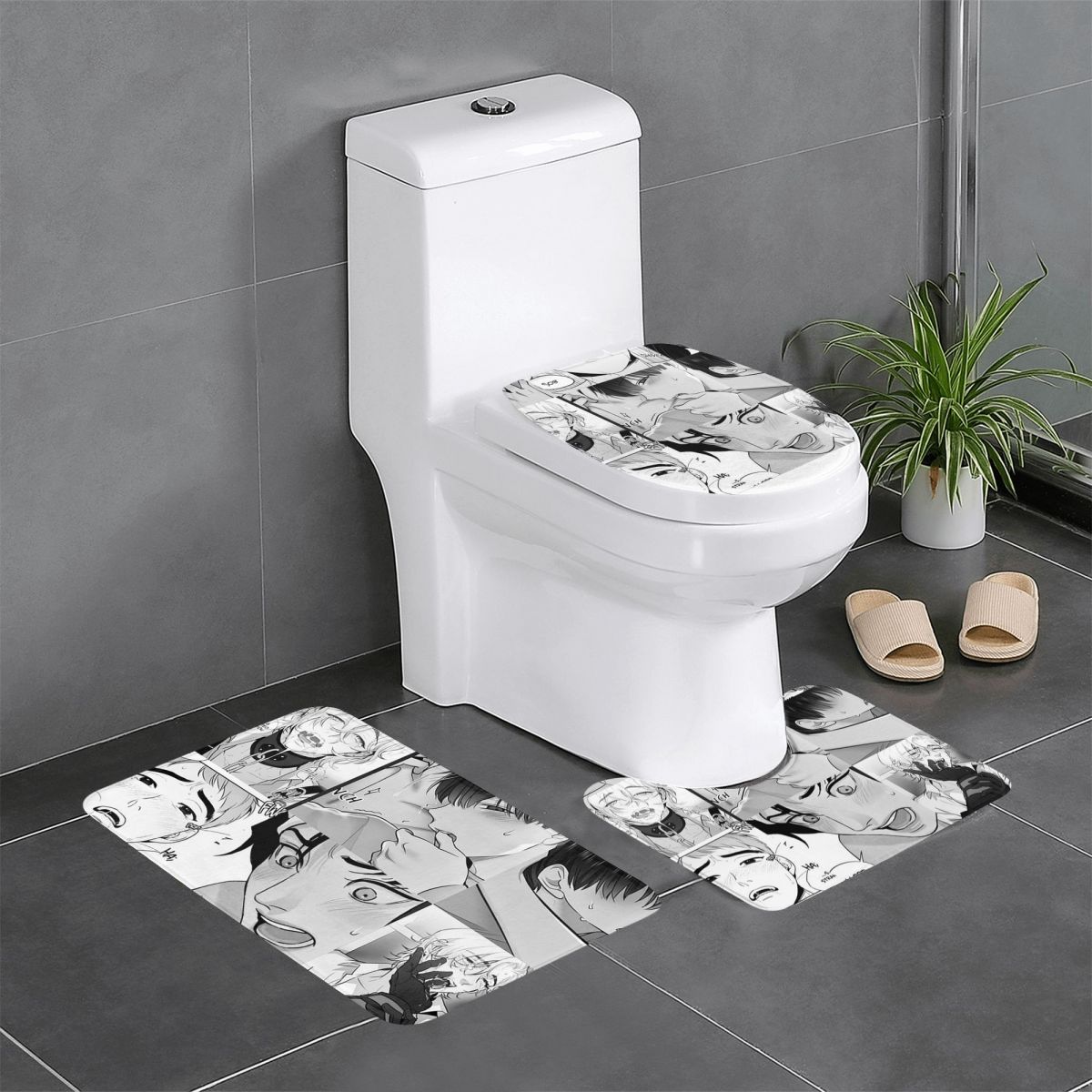 The Good Yaoi Boys 3 Pcs Bath  - Home Goods Bathroom Sets recension och pris