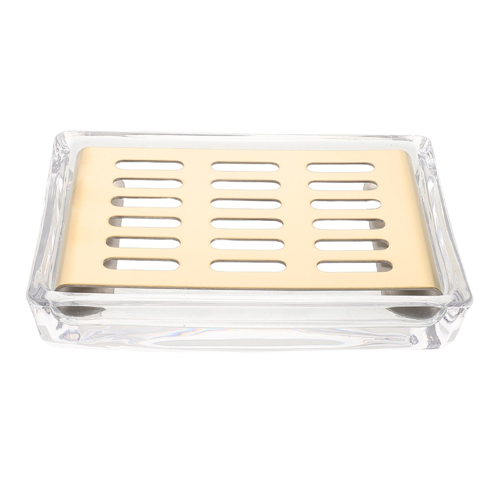 Rectangular Transparent Glass  - Glass Soap Dish recension och pris