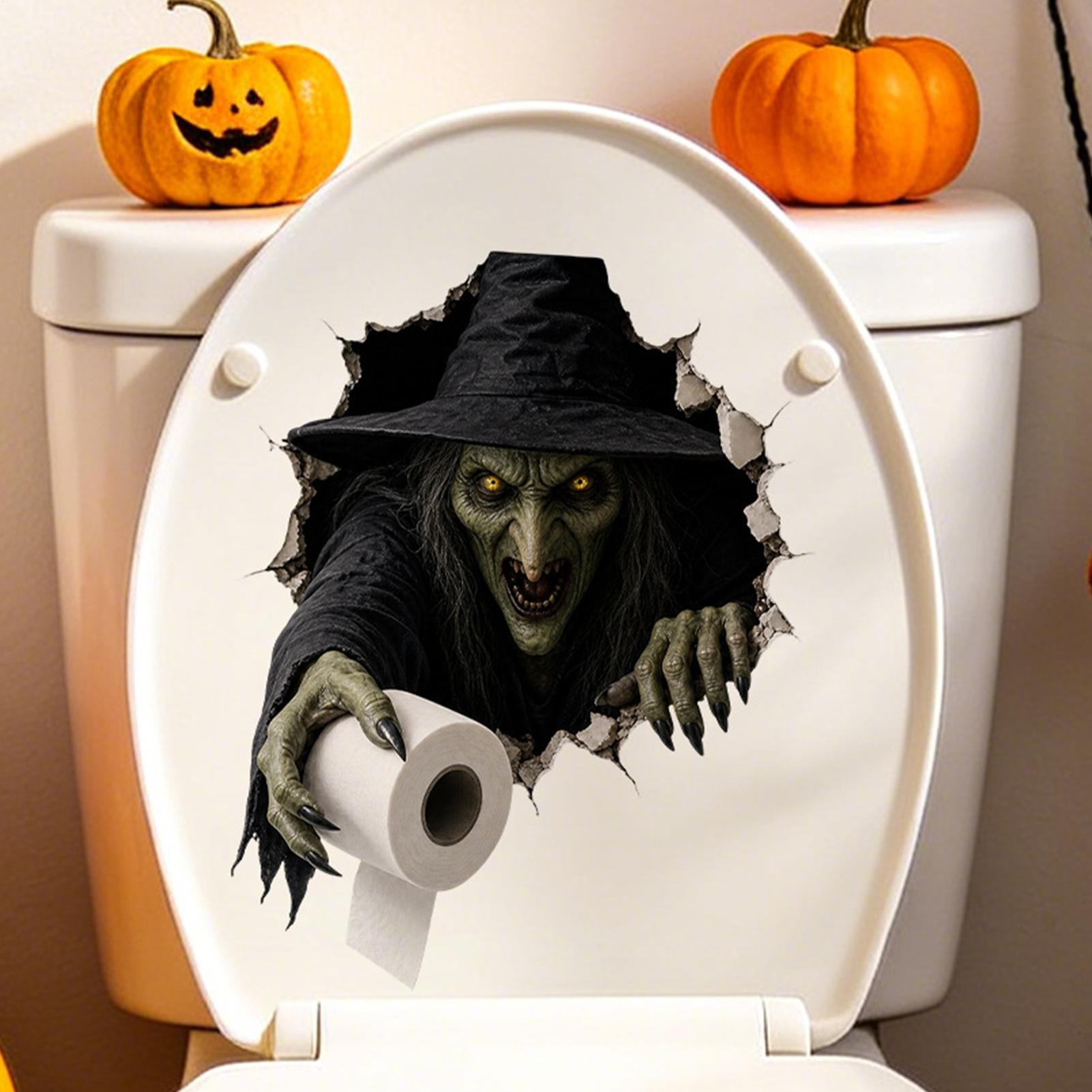 Halloween Toilet Stickers Holi - Home Bathroom Break recension och pris